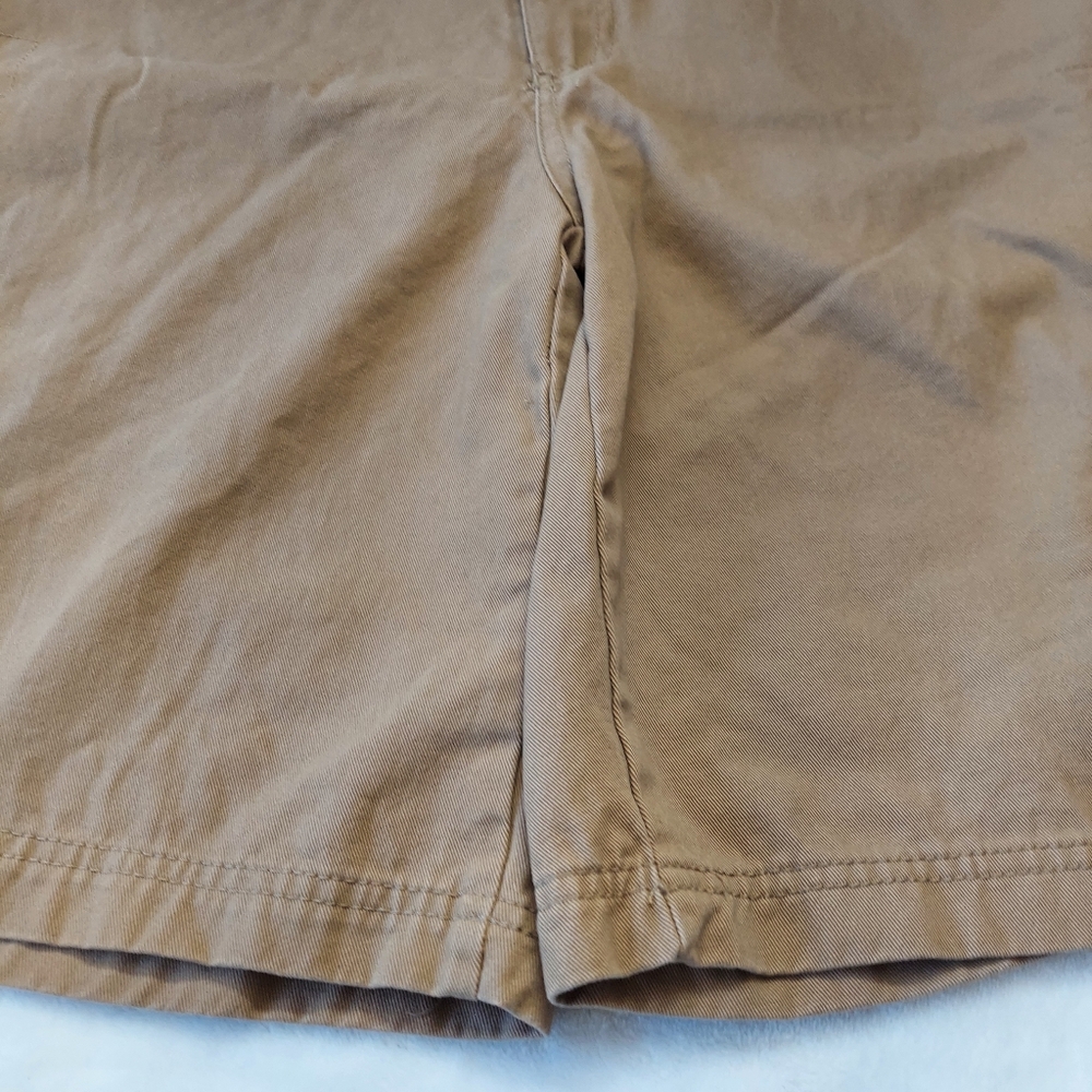 RUGGED WEAR Cargo Short Men Sz 40 Khaki Utility Drawstring Hiking Outdoor Cotton - Picture 6 of 10